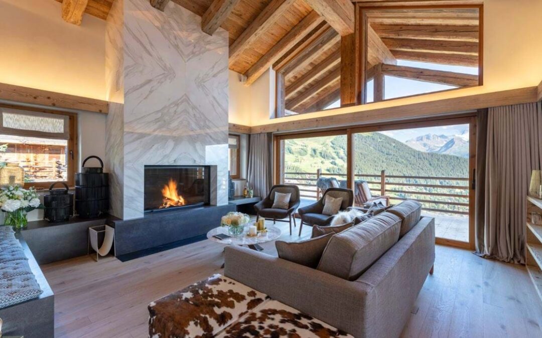 Enjoy Stunning Swiss Vistas From One of These Luxurious and Exclusive Chalets